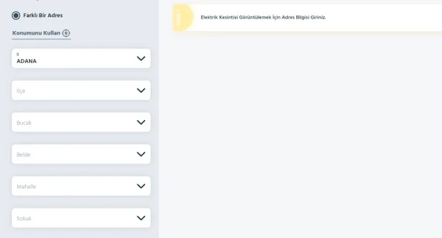 10 Kasım Adana elektrik kesintisi! GÜNCEL KESİNTİLER Adana'da elektrikler ne zaman gelecek?