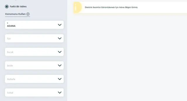 12 Aralık Adana elektrik kesintisi! GÜNCEL KESİNTİLER Adana'da elektrikler ne zaman gelecek?