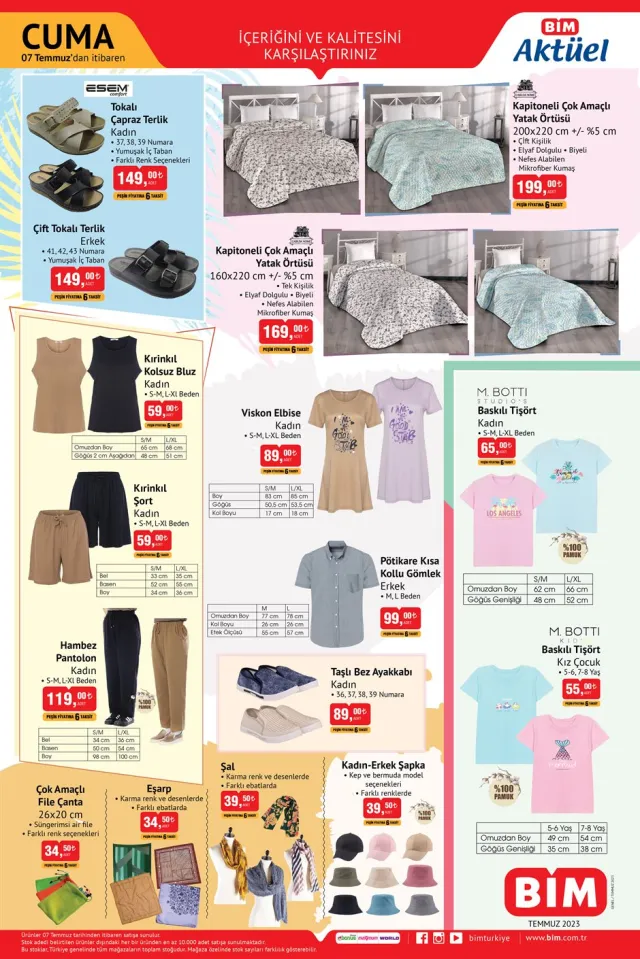 BİM AKTÜEL ÜRÜNLER: Bim'de hangi aktüel ürünler var? 7 Temmuz Bugün Bim'e hangi aktüel ürünler gelecek?