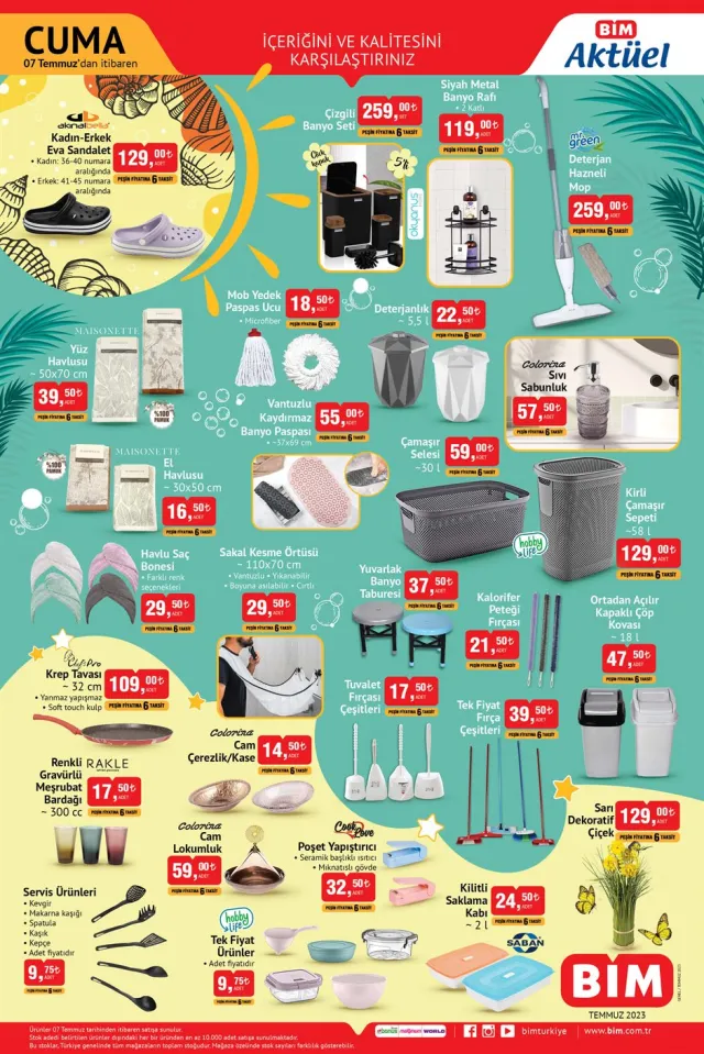 BİM AKTÜEL ÜRÜNLER: Bim'de hangi aktüel ürünler var? 7 Temmuz Bugün Bim'e hangi aktüel ürünler gelecek?