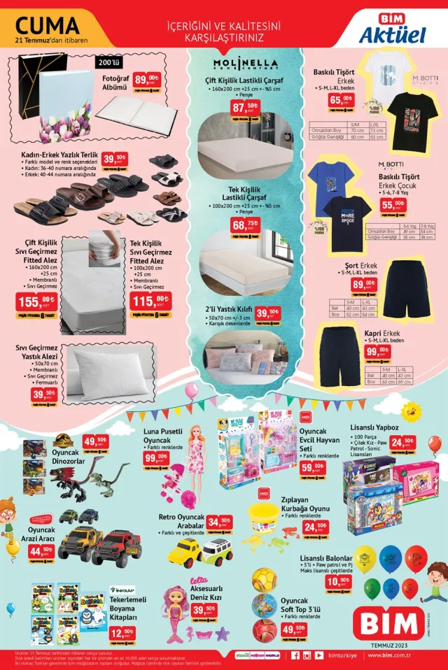 BİM AKTÜEL ÜRÜNLER: 19 Temmuz Bugün Bim'e hangi aktüel ürünler gelecek?