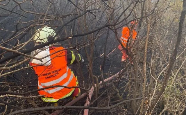 Kemer'deki yangın söndü mü? Kemer yangın son durum ne?