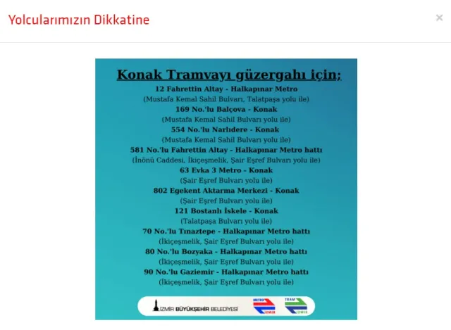 İzmir tramvay çalışıyor mu? İzmir İZBAN çalışıyor mu?