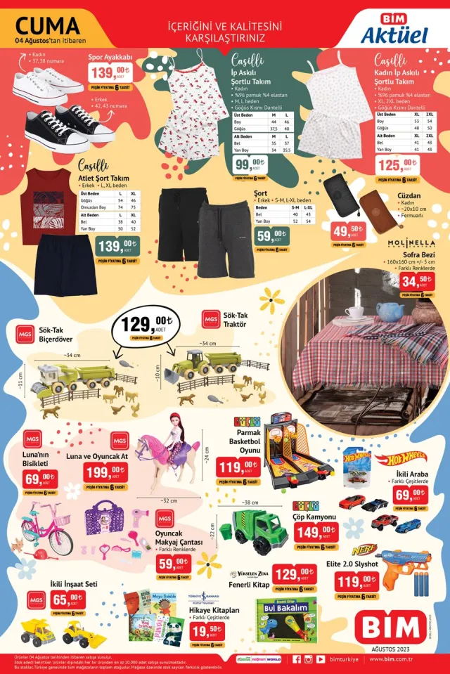 BİM AKTÜEL ÜRÜNLER: 2 Ağustos Bim aktüel ürünler kataloğu! Bugün Bim'e hangi aktüel ürünler gelecek?