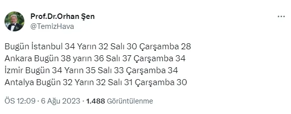 Salı gününe dikkat! Türkiye'yi kavuran Eyyam-ı Bahur gidiyor, yağmur geliyor