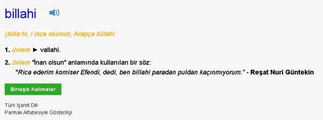 Tillah ne demek? TDK'ya göre Tillah, Tillahi, Tallahi nedir, ne demektir? Tillahınızdan korkmam ne demektir?