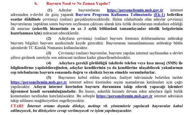 16 bin sözleşmeli er alımı ne zaman? 2023/4 sözleşmeli er alımı şartları ne, kimler başvurabilir?