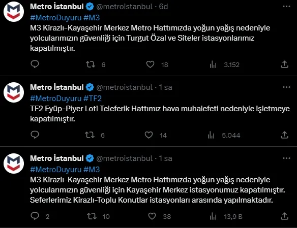 Başakşehir metrosu çalışıyor mu? Başakşehir metrosu SON DURUM!