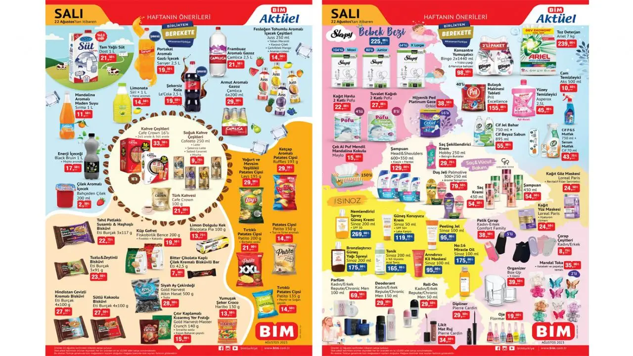 BİM 22 Ağustos 2023 aktüel katalog ürünleri açıklandı!