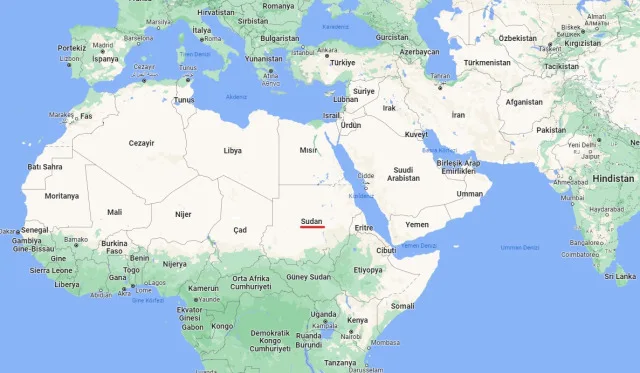 Sudan hangi yarım kürede? Sudan'nın konumu ve harita bilgisi