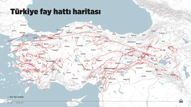 FAY HATTI SORGULAMA nasıl yapılır? Türkiye'de deprem riski bulunan şehirler hangileri?