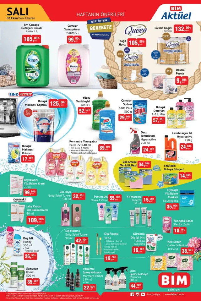 7 Ekim Bim aktüel ürünler kataloğu! Bugün Bim'e hangi aktüel ürünler gelecek? Peluş kılıflar, kişisel bakım ürünler ve daha fazlası!