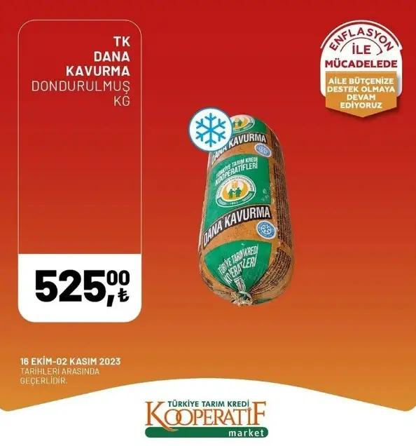 Tarım Kredi Kooperatif Marketleri İndirim Kataloğu: Tarım Kredi marketleri indirimli ürünler neler? 16 Ekim- 2 Kasım hangi ürünler indirimde?