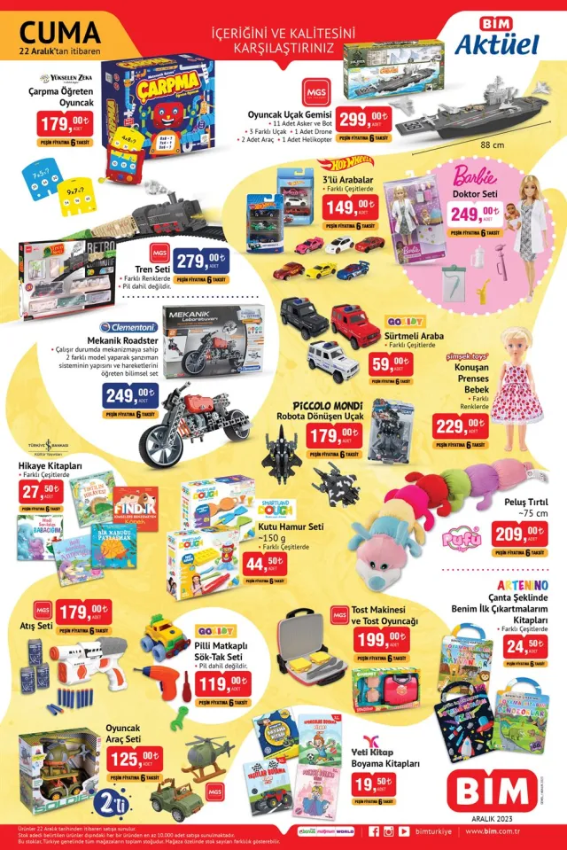22 Aralık BİM Aktüel Ürünler Kataloğu! Bugün BİM'de hangi ürünler var? Bu hafta BİM'e hangi ürünler geldi?