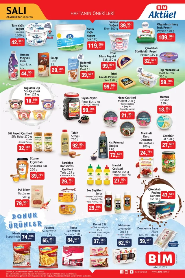 23 Aralık BİM Aktüel Ürünler Kataloğu! Bugün BİM'de hangi ürünler var? Bu hafta BİM'e hangi ürünler geldi?