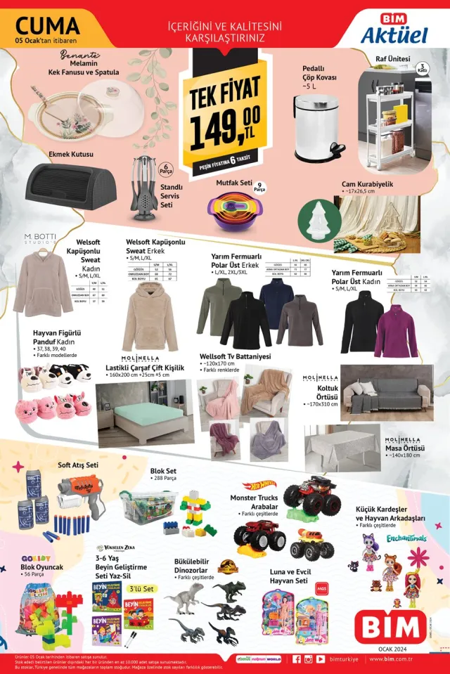 BİM TELEVİZYON MODELLERİ: Bugün BİM'de hangi ürünler var? 3 Ocak Bu hafta BİM'e hangi ürünler geldi?