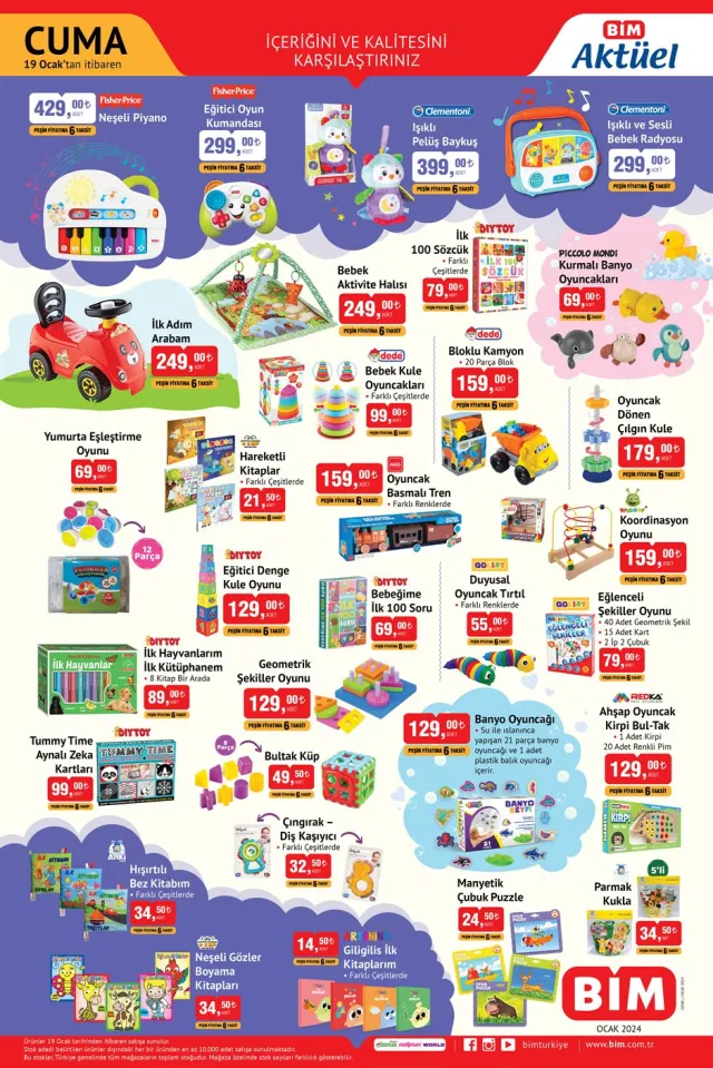BİM AKTÜEL ÜRÜNLER KATALOĞU | 19 Ocak Bugün, bu hafta Bim'e hangi ürünler gelecek? Bim aktüel ürünlerde neler var?