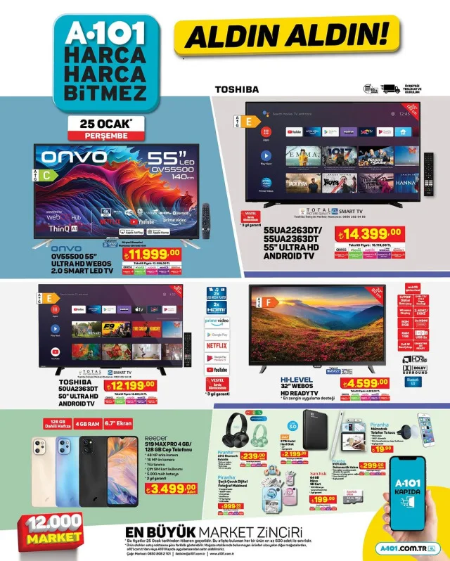 A101 AKTÜEL KATALOĞU 24-26 OCAK | A101'e gelen ürünler! A101 bu hafta katalog ürünleri neler? A101 fiyat listesi!