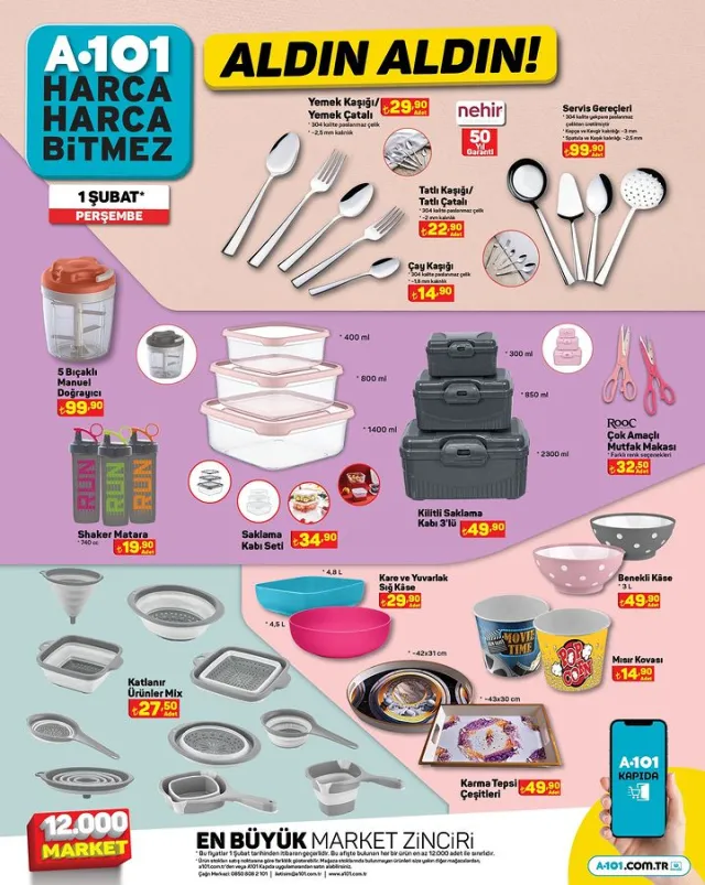 A101 AKTÜEL KATALOĞU 30 OCAK | A101'e gelen ürünler! A101 bu hafta katalog ürünleri neler? A101 fiyat listesi!