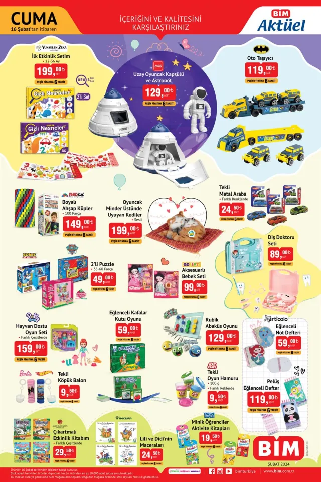 15 ŞUBAT BİM AKTÜEL ÜRÜNLER KATALOĞU YAYINLANDI: Bu hafta neler var? Bu hafta BİM'e hangi ürünler geldi?