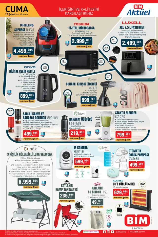 21 ŞUBAT BİM AKTÜEL ÜRÜNLER KATALOĞU YAYINLANDI: Bu hafta neler var? Bu hafta BİM'e hangi ürünler geldi?