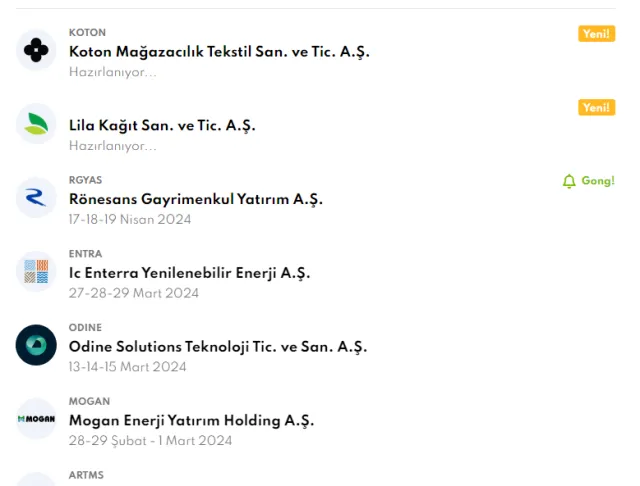 Lila Kağıt halka arz oldu mu? Lila Kağıt katılım endeksine uygun mu? HALKA ARZ TAKVİMİ