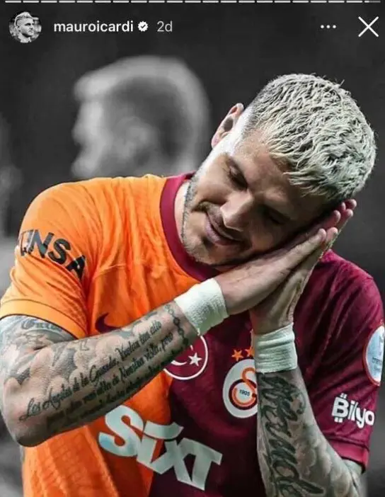 Icardi ne paylaştı? Konyaspor Fenerbahçe maçı sonrası Mauro Icardi'den Instagram paylaşımı