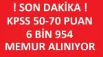 6 BİN 954 MEMUR ALIMI - GENÇLİK VE SPOR BAKANLIĞI BİNLERCE MEMUR ALIYOR