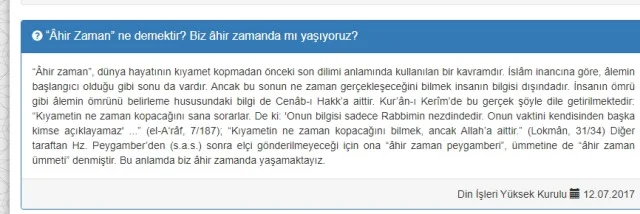 Ahir zaman nedir? Ahir zamanda mı yaşıyoruz?