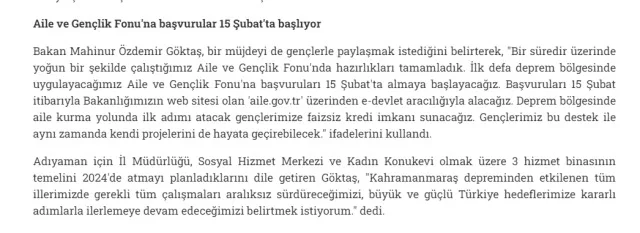 'Aile ve Gençlik Fonu' başvuru şartları nedir? Başvurular ne zaman başlıyor, kimler başvurabilir?