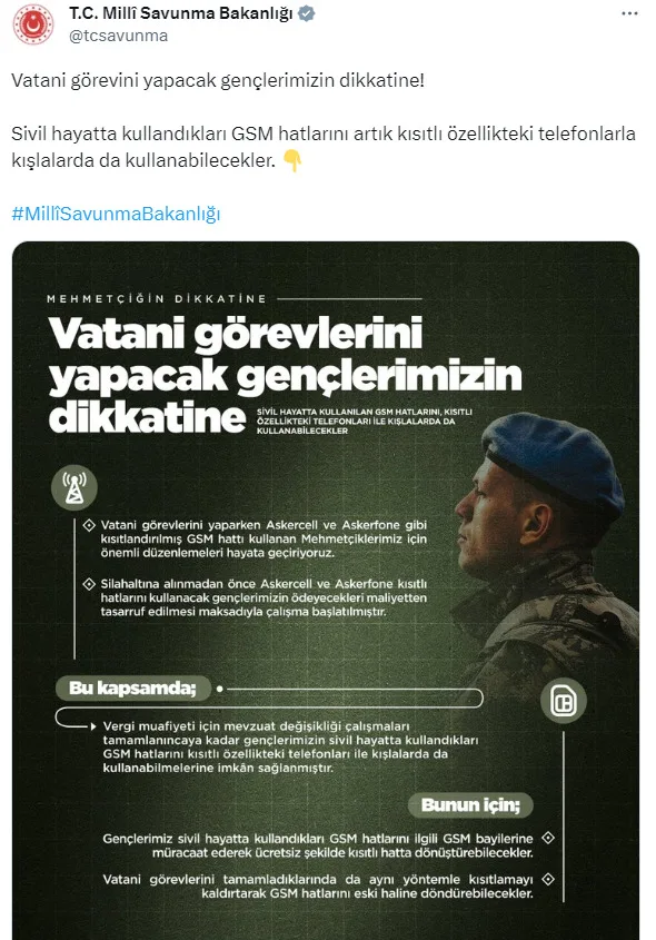 Askercell nedir? Askercell hattı nereden, nasıl alınır? Askercell tarifeleri ücreti ne kadar?
