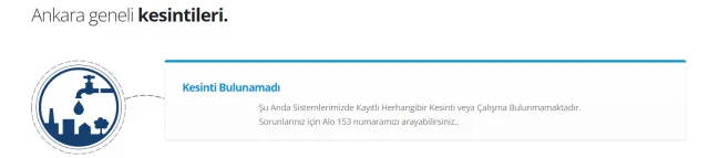 ASKİ Ankara su kesintisi: Ankara'da sular ne zaman gelecek? 30 Kasım-1 Aralık Ankara su kesintisi listesi!