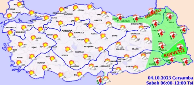 Bugün hava yağmurlu mu? 4 Ekim İstanbul, Ankara, İzmir yağmur var mı, ne zaman? Bugün hava durumu nasıl olacak?