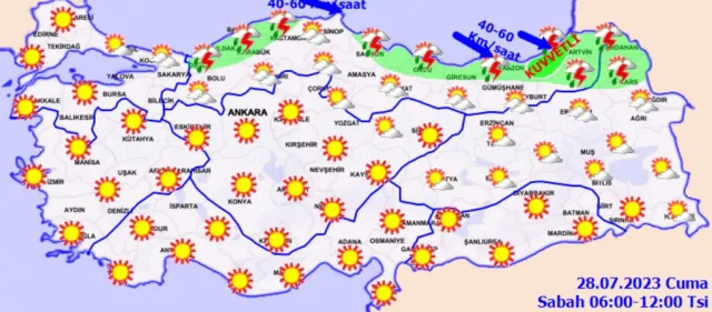 Bugün yağmur var mı? Bugün hava yağmurlu mu? İstanbul, Ankara, İzmir 28 Temmuz hava durumu!