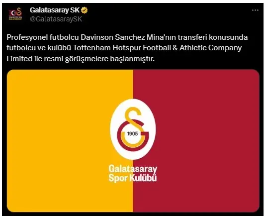 Davinson Sanchez Galatasaray'ın UEFA listesinde yer alacak mı? Davinson Sanchez UEFA listesinde var mı?