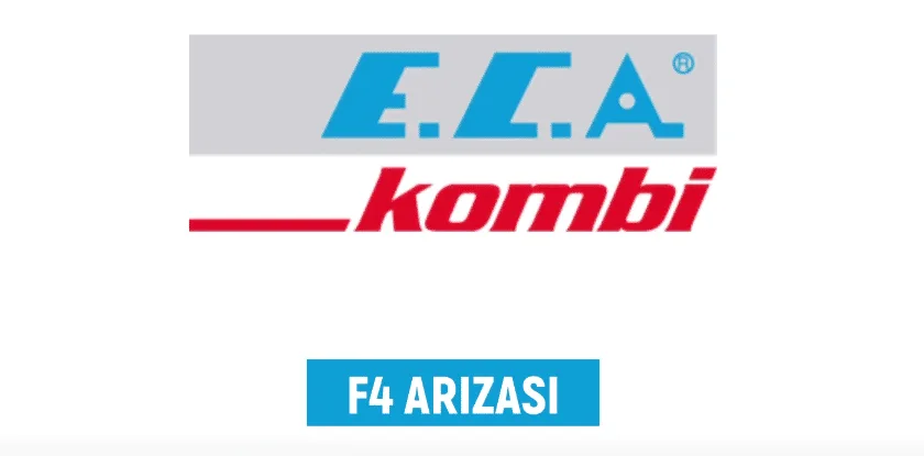 ECA Kombi F4 Arızası Nasıl Giderilir - Çözüm