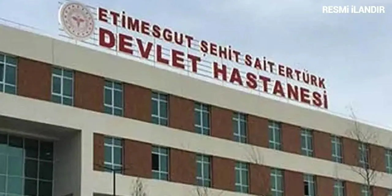 ETİMESGUT ŞEHİT SAİT ERTÜRK DEVLET HASTANESİ 12 AYLIK MANYETİK REZONANS VE BİLGİSAYAR TOMOGRAFİ RAPORLAMA HİZMET ALIMI