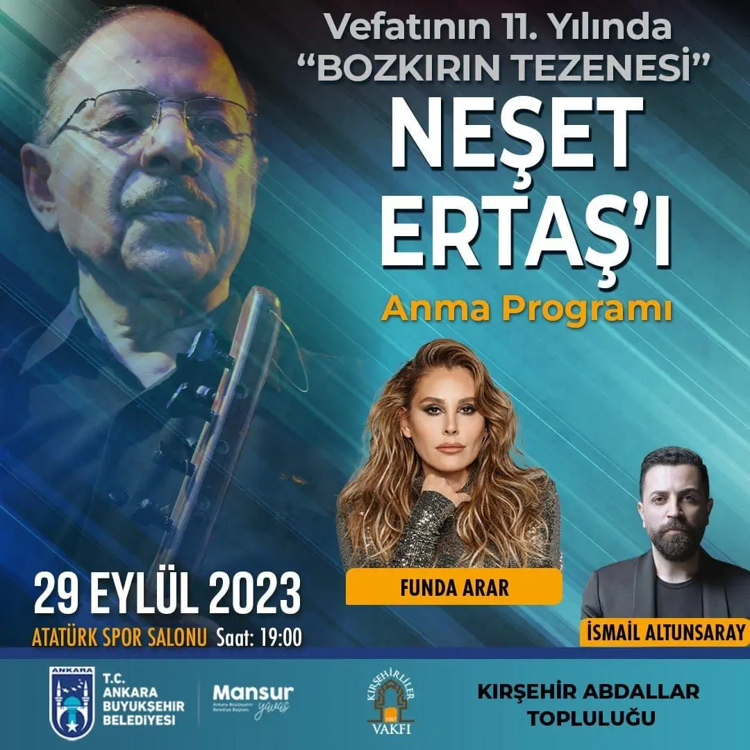 Funda Arar Ankara Ücretsiz Konseri! 2023 Eylül Funda Arar konseri ne zaman? - HY Gazete, Haymana Gazetesi