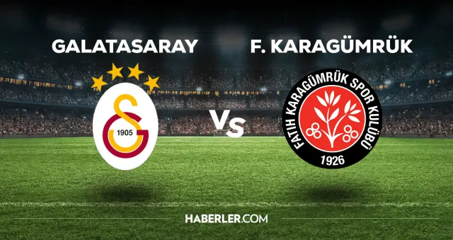 Galatasaray - Fatih Karagümrük maçı CANLI izle! Galatasaray - Fatih Karagümrük maçı canlı yayın izle! Nereden, nasıl izlenir?