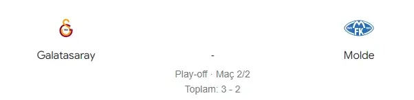 Galatasaray Molde maçı CANLI izle! GS Molde maçı canlı yayın izle! Nereden, nasıl izlenir?