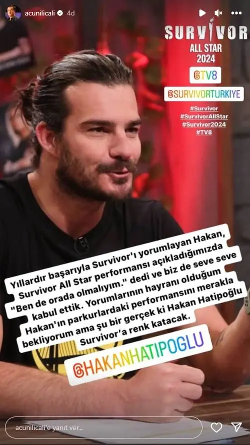 Hakan Hatipoğlu Survivor 2024'de katılıyor mu? Hakan Hatipoğlu Survivor'a ne zaman katıldı?