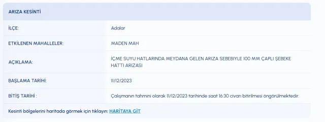 İSKİ İstanbul su kesintisi: İstanbul'da sular ne zaman gelecek? 11 Aralık İstanbul su kesintisi listesi!