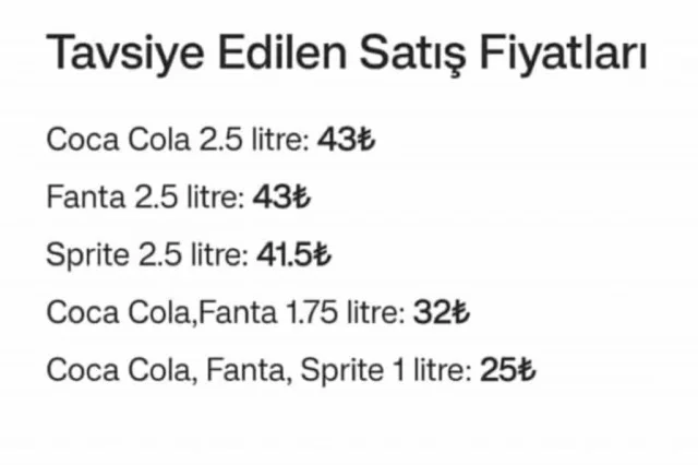 Kola fiyatı ne kadar? Kola fiyatına zam mı geldi? 2,5 litre kola fiyatı ne kadar oldu?