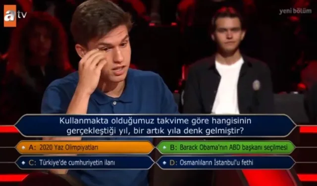 Kullanmakta olduğumuz takvime göre hangisinin gerçekleştiği yıl, bir artık yıla denk gelmiştir?