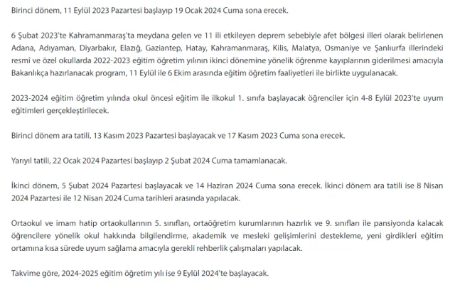 NİSAN ARA TATİL NE ZAMAN? Ara tatil ne zaman başlayacak?