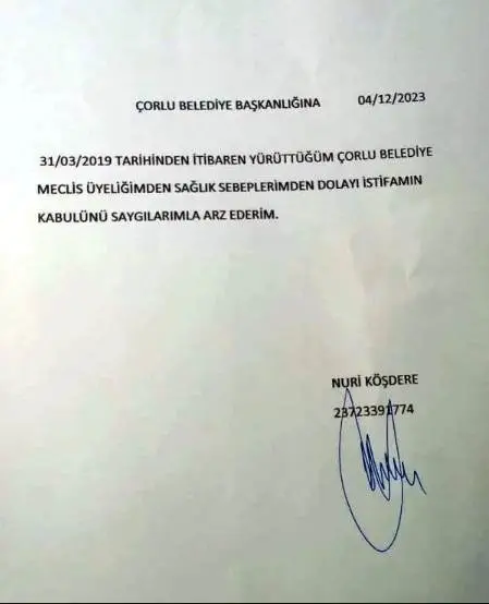 Nuri Köşkdere kimdir, nereli? AK Parti Belediye Meclis Üyesi Nuri Köşkdere neden istifa etti?