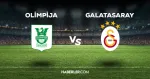 Olimpija Galatasaray maçı CANLI izle! Olimpija Galatasaray maçı canlı yayın izle! Olimpija Galatasaray nereden, nasıl izlenir?