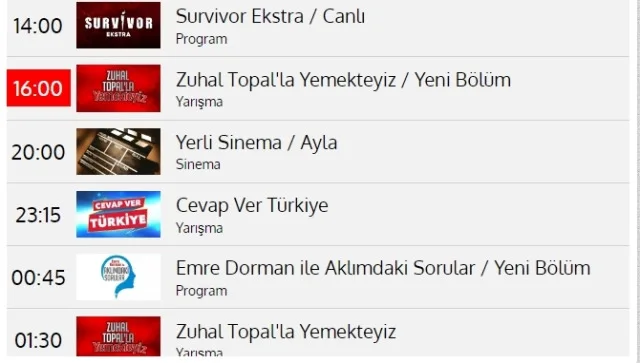 Survivor neden yok? 2 Şubat Cuma Survivor neden yayınlanmadı?