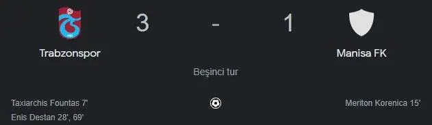 Trabzonspor - Manisa FK maçı kaç kaç, bitti mi? MAÇ SKORU! Trabzonspor - Manisa FK maçı kaç kaç, canlı maç skoru! Canlı maç anlatımı!