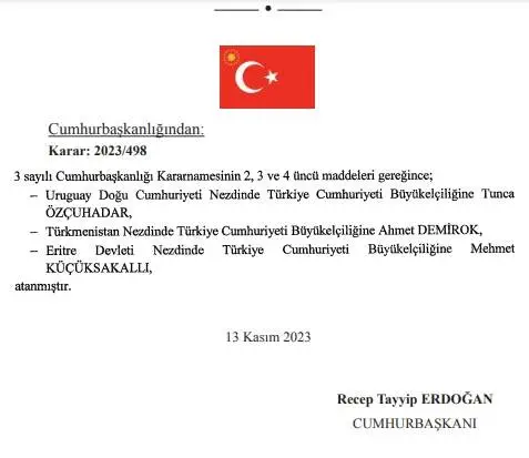 Yeni Eritre Büyükelçisi Mehmet Küçüksakallı kimdir? Mehmet Küçüksakallı hayatı ve biyografisi